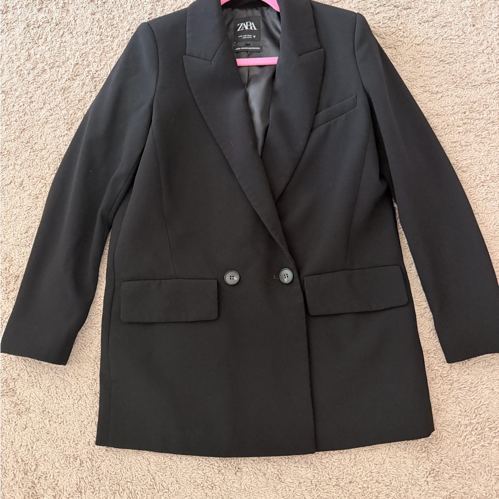Zara Women's Elegant Black Suit Jacket